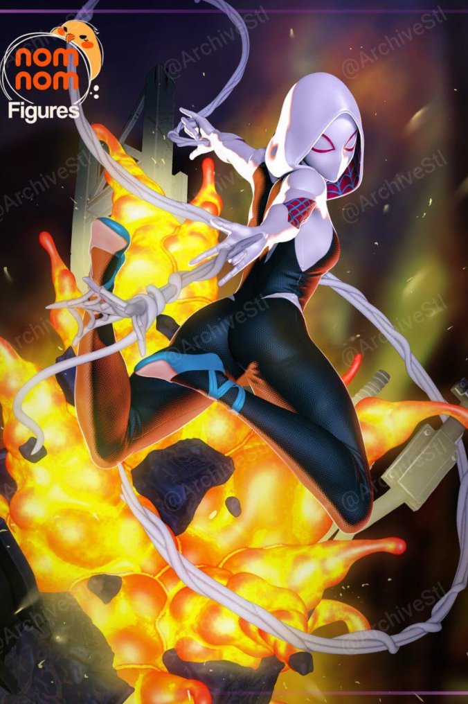 蜘蛛女（Spider Gwen）3D打印图纸